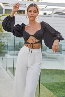 Sundae Muse Jade Top / Black