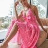 Sundae Muse New Arrivals Amory Dress / Pink Check