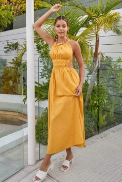 Sundae Muse Letto Dress / Honey