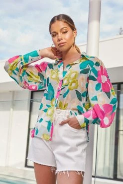 Sundae Muse Chi Chi Blouse / Tropical New Arrivals 36 Sundae Muse Chi Chi Blouse / Tropical New Arrivals
