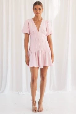 Sundae Muse New Arrivals Roma Dress / Pink