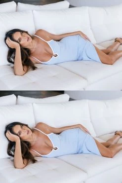 Sundae Muse New Arrivals Jessie Dress / Sky Blue