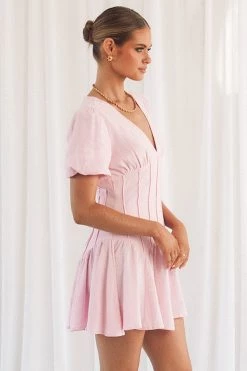 Sundae Muse New Arrivals Roma Dress / Pink
