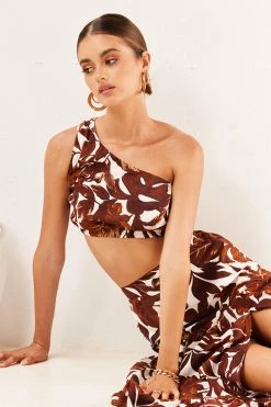 Sundae Muse New Arrivals Lorelei Top / Chocolate