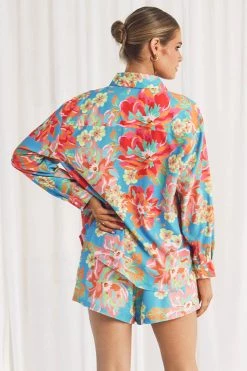 Sundae Muse Edenn Shorts / Blue Floral New Arrivals