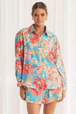 Sundae Muse Edenn Shorts / Blue Floral New Arrivals