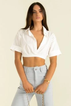 Sundae Muse New Arrivals Tyler Shirt / White 16 Sundae Muse New Arrivals Tyler Shirt / White