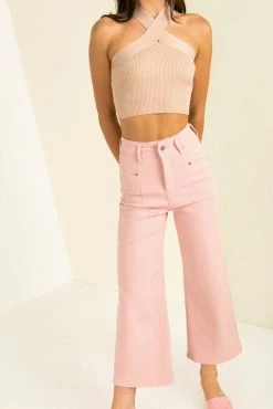Sundae Muse New Arrivals Harrison Jeans / Baby Pink