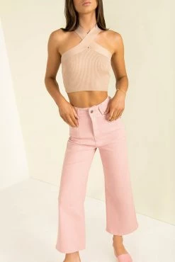 Sundae Muse New Arrivals Harrison Jeans / Baby Pink