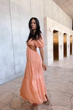 Sundae Muse New Arrivals Isla Dress / Peach