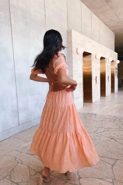 Sundae Muse New Arrivals Isla Dress / Peach