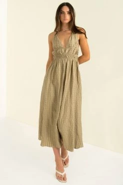 Sundae Muse New Arrivals Landon Dress / Khaki