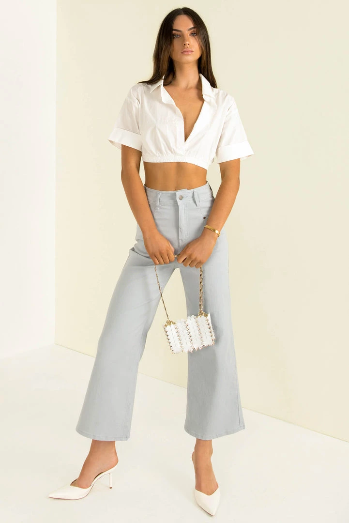 Sundae Muse New Arrivals Tyler Shirt / White 4 Sundae Muse New Arrivals Tyler Shirt / White