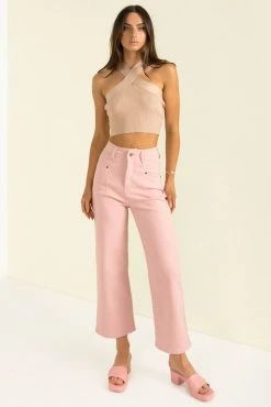 Sundae Muse New Arrivals Harrison Jeans / Baby Pink