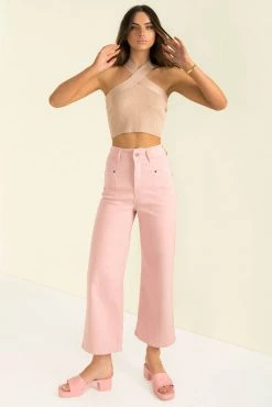 Sundae Muse New Arrivals Harrison Jeans / Baby Pink