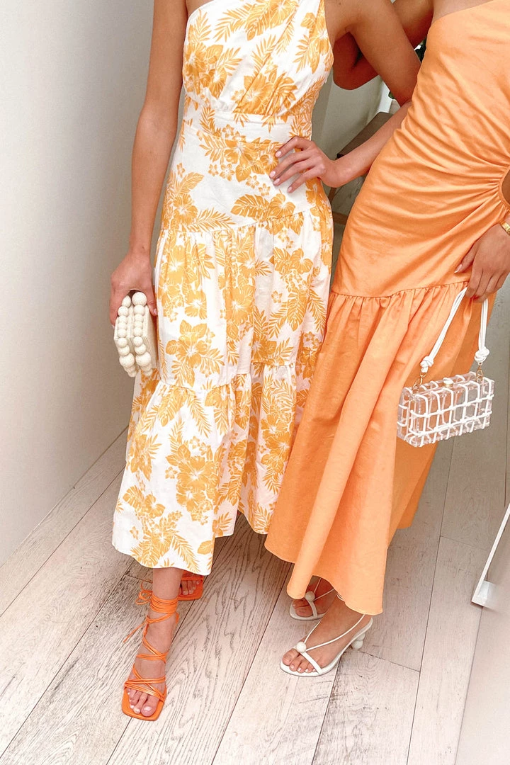 Sundae Muse Sutton Dress / Orange Floral DRESSES 4 Sundae Muse Sutton Dress / Orange Floral DRESSES