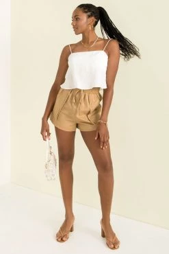 Sundae Muse New Arrivals Samia Top / White