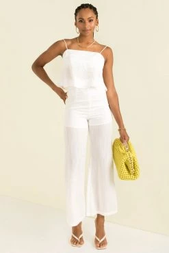 Sundae Muse Samia Pants / White New Arrivals