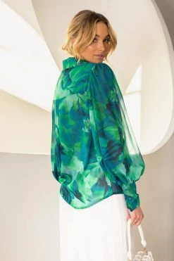 Sundae Muse Calista Blouse / Green New Arrivals