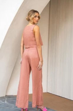 Sundae Muse New Arrivals Linden Top / Cinnamon