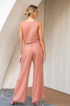 Sundae Muse New Arrivals Linden Top / Cinnamon