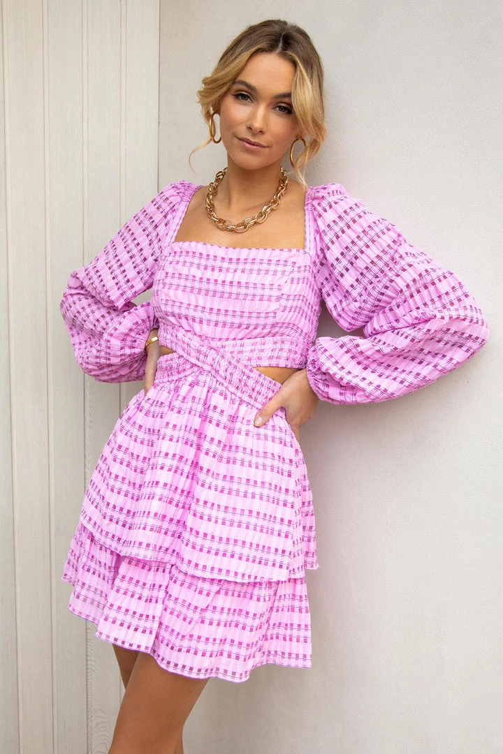 Sundae Muse Luana Dress / Pink New Arrivals 5 Sundae Muse Luana Dress / Pink New Arrivals