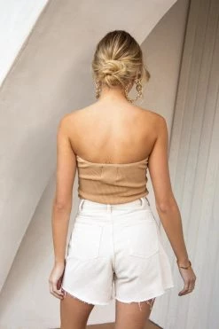 Sundae Muse Demi Top / Beige New Arrivals